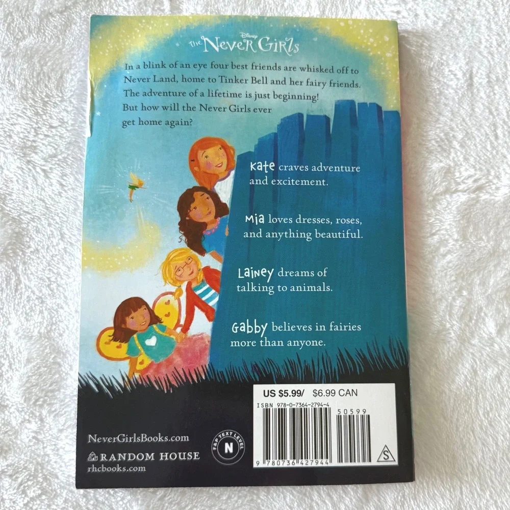 Disney Never Girls Book Lot Kiki Thorpe 1 2 3 4 9 Chapter Books‎ Paperback